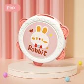 Müzik Aleti Oyuncak Seti - Pembe Tavşan Davul - 1