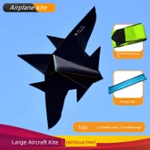 Büyük Boy Siyah J-15 Savaş Uçağı - İp Yok - 1