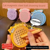 Manyetik Çelik Top Çizim Tahtası - Açık Mavi Sanrio - 8