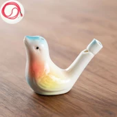 Seramik Kuş Çağırma Düdüğü - Saksağan İpli - 1