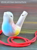 Seramik Kuş Çağırma Düdüğü - Starling İpli - 3