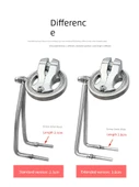 Uçurtma Tekerlekleri - Uzatılmış 22-26cm Tekerlek Braketi + Evrensel Tekerlek - 5
