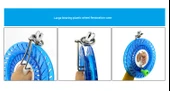 Uçurtma Tekerlekleri - Uzatılmış 22-26cm Tekerlek Braketi + Evrensel Tekerlek - 11