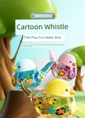 Çocuklar için Su Kuşu Düdüğü - Aurora Mavi - Şeritli thumbnail 8