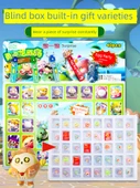 Yumurta Puff Parti Mağarası Müzik Sürpriz Kutusu - 80 Delik Tatlı Eğlence Sanrio + Kahraman Bebek 8 Büyük Kolye ile - 3