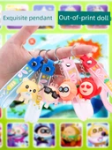 Yumurta Puff Parti Mağarası Müzik Sürpriz Kutusu - 80 Delik Tatlı Eğlence Sanrio + Kahraman Bebek 8 Büyük Kolye ile - 9