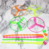 Plastik El İtme Gökyüzü Dansçıları - Düz Renk Orta 6 İki Kamış Ejderha Gönder - 4