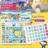 Yumurta Puff Parti Mağarası Müzik Sürpriz Kutusu - Özel Teklif 40 Delik Yumurta Partisi 4 Büyük Kolye ile - 1