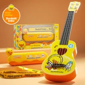 PiYo PiYo Sarı Ördek Müzik Oyuncak Seti - Harmonik + Ukulele + Askı İpi - 1