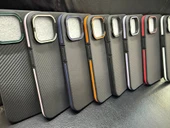 İphone 13 -14 uyumlu  Karbon  Premium Slim Kapak - 1