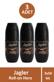 Jagler Roll-On Hero Erkek 50 ml 3 Adet - 1