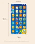 Eğitici Mobil Telefon Oyuncağı - [12 Tuşlu Pil] 52 Eğitim İçeriği - Tornavida + Lanyard - 8