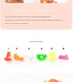 Plastik Burr Bulmaca Top Kilit Kolye - Yuvarlak Büyük 3 - 12