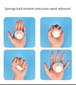 Sünger Futbol Topu - Futbol Renk (5 Paket) + Sarı İfade Top (5 Paket) - 11