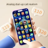 Eğitici Mobil Telefon Oyuncağı - [Bite] Küçük Sarı Tavşan - Normal Pil - 4