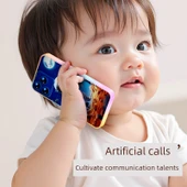 Eğitici Mobil Telefon Oyuncağı - [12 Tuşlu Pil] 52 Eğitim İçeriği - Tornavida + Lanyard - 5