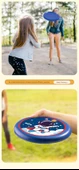 Yumuşak Dönme Özellikli UFO Frisbee Oyunu - Küçük Beyaz Tavşan - 20cm - 10