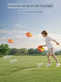 Yumuşak Dönme Özellikli UFO Frisbee Oyunu - Astronot - 20cm - 3