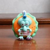 Sünger Bob Hamburger Partisi El Yapımı Figür - Rastgele İki (Tekrar Yok) Basit - 6