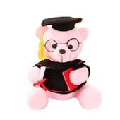Mezun Ayıcık Oyuncak - Bej Beyaz - 28cm - 6