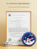 Yumuşak Dönme Özellikli UFO Frisbee Oyunu - Astronot + Küçük Dinozor - 20cm - 4