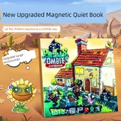 Bitkiler ve Zombiler Magnetik Bulmaca Sessiz Kitap - Güneşli Gölet - 3