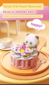 Panda Yapı Blokları - Panda Pembe Şeftali Ay Keki thumbnail 10
