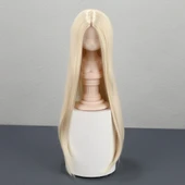BJD Bebek Peruk - Gümüş Gri - Yumuşak İpek - 6 Puan - 5