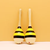 Bebek Kum Tokmağı - Büyük Arı 20cm Çift - 1