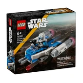 Star Wars Captain Rex Y-Wing Mini Fighter Yapı Blokları Seti - 99 Parça - 1