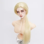 BJD Bebek Peruk - Doğal Siyah - 4 Nokta (17.5cm-18.5cm) - 3