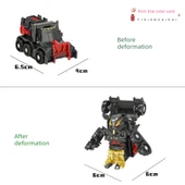 Mini Deformasyon Robot Araba - Siyah Araç - 1