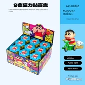 Crayon Shin-Chan Buzdolabı Magneti Bulmaca Kutu - Son Kutu 9 Set - 1