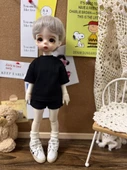 BJD Bebek İçin Bol Tişört - Gri - E216/Özel Altı, 1/6 Asker Boyutu - 6