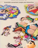 Crayon Shin-Chan Buzdolabı Magneti Bulmaca Kutu - Son Kutu 9 Set - 12