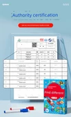 Çocuklar için Konsantrasyon Geliştirme Bulmaca Kartı - 5 Kutulu Set - 320 Sayfa - Silinebilir Kalem ile - 12