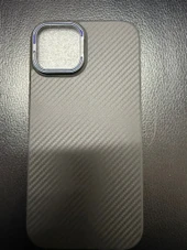 İphone 13 -14 uyumlu  Karbon  Premium Slim Kapak - 3