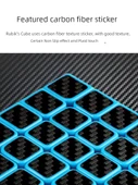 Karbon Fiber Üçüncü Sıra Rubik Küpü - Tek Paket - 5