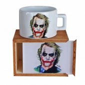 Joker Puf Yastık Kutulu Kupa Hediye Seti - 2