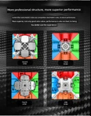 Karbon Fiber 234 Rubik Küpü - Kitap ve Stand ile - 9