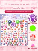 Ejderha Topu Mağarası Müzik Işıklı Elastik Top 110 Sürpriz Kutusu - Bir Alana Bir Bedava 110 Duman Sanrio + 110 Duman Ejderha Yılı - 7