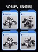 Sekiz Tekerlekli Akrobatik Köpek Robot Oyuncak - Geliştirilmiş Çift Güç - Kumanda + Jest Kumandası - 6