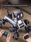 Sekiz Tekerlekli Akrobatik Köpek Robot Oyuncak - Geliştirilmiş Çift Güç - Kumanda + Jest Kumandası - 2
