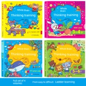 Çocuklar için Mantık Geliştirme Kitabı - Beyin Gelişimi 1010 4-5 Yaş - 188 Sayfa - 2