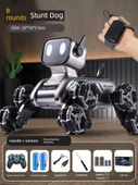 Sekiz Tekerlekli Akrobatik Köpek Robot Oyuncak - Geliştirilmiş Çift Güç - Kumanda + Jest Kumandası - 1