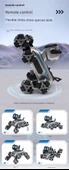 Sekiz Tekerlekli Akrobatik Köpek Robot Oyuncak - Geliştirilmiş Çift Güç - Kumanda + Jest Kumandası - 10