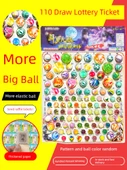 Ejderha Topu Elastik Zıplayan Top - Renkli Elastik Top 110 - Çekiliş Biletli - 1