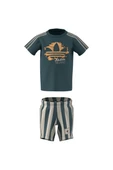 adidas Bebek  Yeşil  Eşofman TEE SHORT SET KC0772 - 9