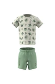 adidas Bebek  Beyaz  Eşofman I SW MNDO T SET JF3628 - 9