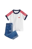 adidas Bebek  Mavi  Eşofman DENIM TEE SET JC7863 - 2